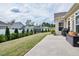Spacious backyard with a patio area and a grill, perfect for outdoor entertaining at 37 Blue Spruce Cir, Clayton, NC 27527