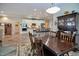 Open dining area with hardwood floors and natural light at 37 Blue Spruce Cir, Clayton, NC 27527