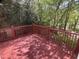 Spacious wooden deck, great for outdoor relaxation and entertaining friends at 409 Parkside Cir, Chapel Hill, NC 27516