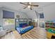Bright bedroom with bunk beds, a ceiling fan, and a window, perfect for a room at 555 Canterwood Dr, Mebane, NC 27302