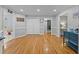Open dining room featuring hardwood floors at 555 Canterwood Dr, Mebane, NC 27302