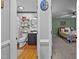 Hallway showcasing a bathroom and bedroom at 555 Canterwood Dr, Mebane, NC 27302