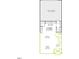 Main level floor plan featuring a two-bay garage, kitchen, dining, and great room at 605 Callan View Ave, Wake Forest, NC 27587