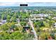 Aerial shot features property's proximity to Fuquay-Varina and surrounding neighborhood at 612 E Academy St, Fuquay Varina, NC 27526
