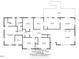 Layout of the second floor shows dimensions of primary bedroom, kitchen, living room, and deck at 612 E Academy St, Fuquay Varina, NC 27526