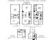 Detailed floor plan showcasing the layout of a home with multiple bedrooms, bathrooms, a garage, and living spaces at 687 Bandon Aly, Cary, NC 27513