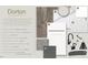 Selection of interior design samples showing flooring, countertops, paint colors, and cabinet styles for a modern home at 687 Bandon Aly, Cary, NC 27513