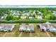 Aerial view of home featuring lush greenery and a well-maintained community at 72 E Moss Creek Dr, Clayton, NC 27520