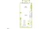 Second floor plan featuring a kitchen, dining area, great room, deck, and powder room at 801 Hyperion Aly, Wake Forest, NC 27587