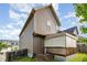 Home exterior with a spacious deck for entertaining at 8021 Crookneck Dr, Angier, NC 27501