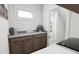 Functional laundry area features ample counter space, storage, and natural light at 813 Fireship Rd, Fuquay Varina, NC 27526