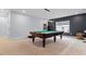 Game room with a pool table at 956 The Parks Dr, Pittsboro, NC 27312