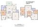 Detailed floor plan showcasing the layout of this two-story home with multiple bedrooms at 103 Temple Gate Dr, Cary, NC 27518