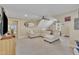 Living room with a large sofa and a TV at 124 Mantle Dr, Clayton, NC 27527