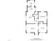 Floor plan featuring the layout of the home including the primary bedroom, living room, and kitchen at 1329 Mebane St, Burlington, NC 27217
