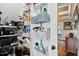 Well-organized pantry featuring metal baskets and shelves for optimal storage at 149 Country Mill Way, Fuquay Varina, NC 27526