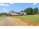 Charming single-story home with a covered porch and well-maintained lawn at 1729 Crawford Rd, Graham, NC 27253
