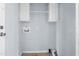 Utility area perfect for laundry appliances with some space above for organizing at 1729 Crawford Rd, Graham, NC 27253
