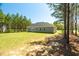Exterior view of home with well-manicured backyard and surrounding trees at 1730 Willie Pace Rd, Burlington, NC 27217