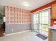 Eat-in kitchen area with sliding glass doors leading to an outdoor space at 1850 Crissy Ln, Graham, NC 27253