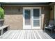 Deck area has outdoor seating and is connected to the yard at 200 W Woodcroft Pkwy # 45C, Durham, NC 27713