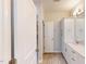 The bathroom is bright and modern with a walk-in shower and vanity at 2313 Bay Minette Sta # 543, Apex, NC 27502
