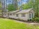 A delightful single-story home featuring classic shutters, a well-kept lawn, and subtle landscaping at 2805 Chelsea Cir, Durham, NC 27707