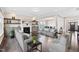 Inviting living room featuring a fireplace, built-in shelves, and comfortable seating at 3037 Freeman Farm Way, Rolesville, NC 27571