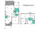 Floor plan showcasing the layout of the residence with detailed dimensions and room labels at 33 Highpointe Dr, Pittsboro, NC 27312