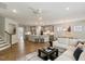 Inviting living space showcasing the open floor plan and modern decor of the home at 33 Highpointe Dr, Pittsboro, NC 27312