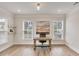 Bright office space with hardwood floors, lots of light and a neutral color palette at 33 Highpointe Dr, Pittsboro, NC 27312