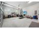 Organized garage with bikes, workout equipment, and storage solutions for a clutter-free space at 3545 Donlin Dr, Wake Forest, NC 27587