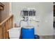 Spacious garage features water filtration system, utility sink, and ample storage at 3545 Donlin Dr, Wake Forest, NC 27587