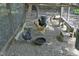 Interior view of chicken coop with multiple chickens and feeders at 38 Maple Cir, Pittsboro, NC 27312