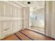 Bathroom featuring a tiled shower with modern design at 3817 Coach Lantern Ave, Wake Forest, NC 27587