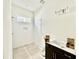 Bathroom features sleek subway tile and a modern vanity at 3817 Coach Lantern Ave, Wake Forest, NC 27587
