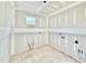Unfinished laundry room featuring drywall and utilities, awaiting personalization at 3817 Coach Lantern Ave, Wake Forest, NC 27587