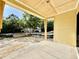 Covered outdoor patio with a view of the house at 3817 Coach Lantern Ave, Wake Forest, NC 27587