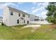 Spacious backyard featuring a patio area, lawn, and a privacy fence at 3917 White Kestrel Dr, Raleigh, NC 27616