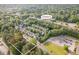 Aerial view of property with outlined property lines and W Chatham St at 408 Madison Ave, Cary, NC 27513