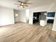 Open-concept living room seamlessly connected to the kitchen area at 427 Earnest Way # L24, Kenly, NC 27542