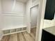 Bright mudroom with storage bench and cubbies, perfect for keeping things organized at 427 Earnest Way # L24, Kenly, NC 27542