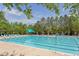 Large community pool with lounge chairs and umbrellas, perfect for relaxation and recreation at 43 Turtle Point Bnd, Chapel Hill, NC 27516