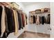 Well-organized walk-in closet with ample hanging space and shelving at 433 Wait Ave # 100, Wake Forest, NC 27587