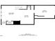 First floor plan including the living room, kitchen, and garage at 433 Wait Ave # 100, Wake Forest, NC 27587