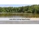 Scenic lake surrounded by lush trees, nature, and geese at 4420 Beechnut Ln, Durham, NC 27707