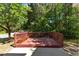 Wooden deck with room for outdoor seating and entertaining at 5801 Forest Point Rd, Raleigh, NC 27610