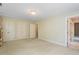 Light green bedroom with three closets and doorways to other rooms at 605 Glen Eden Dr, Raleigh, NC 27612