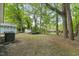 Large backyard showcasing lush greenery, mature trees, and ample open space at 606 Cecil Street St, Durham, NC 27707