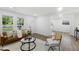 Inviting living room showcasing modern furniture and bright natural light from the windows at 606 Cecil Street St, Durham, NC 27707